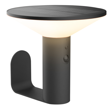 Kinkiet solarny lampa ścienna Tryby świecenia + czujnik zmierzchu