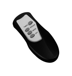 Wentylator Podłogowy Stojący PILOT TIMER Mocny Czarny Wiatrak Pokojowy 45W 40cm