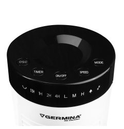 Nowoczesny wentylator GERMINA z wieloma funkcjami !