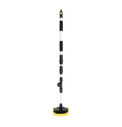 Szczotka teleskopowa łamana 119–230 cm z przepływem wody | Aluminiowa