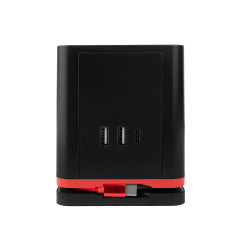 Przedłużacz biurkowy 3 gniazda + USB-C i 2x USB-A 3680W