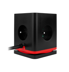 Przedłużacz biurkowy 3 gniazda + USB-C i 2x USB-A 3680W