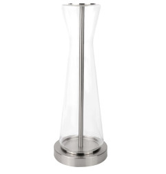 Lampa stołowa szklana 65 cm 2xE27 | GERMINA