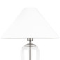Lampa dekoracyjna szklana elegancka stołowa z abażurem do salonu sypialni Lampa dekoracyjna szklana elegancka stołowa z abażurem do salonu sypialni