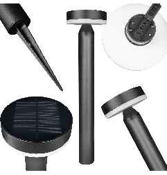 Lampa ogrodowa Germina solarna z czujnikiem ruchu słupek 50cm