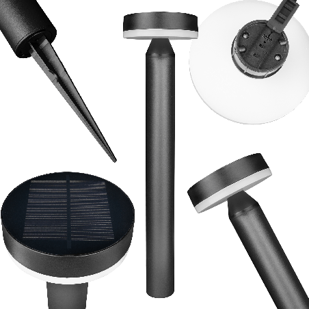 Lampa ogrodowa Germina solarna z czujnikiem ruchu słupek 50cm