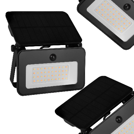 Lampa solarna LED 1000 lm 3 barwy światła | GERMINA