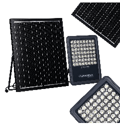 Naświetlacz LED Germina 300W solarny IP65 + pilot 1kpl.