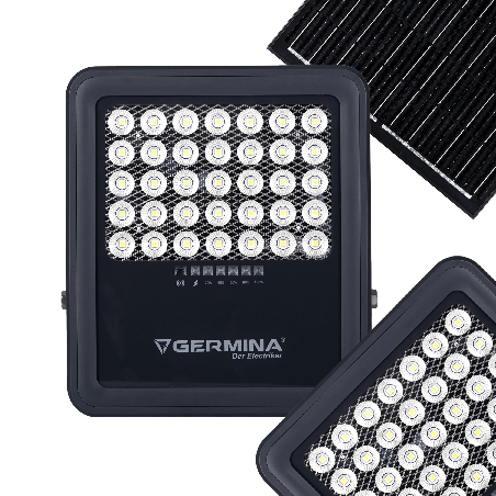 Naświetlacz solarny LED 100W 800 lm IP65 | GERMINA
