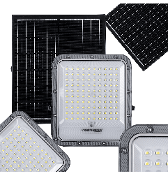 Naświetlacz solarny LED 100W 1200 lm IP65 | GERMINA