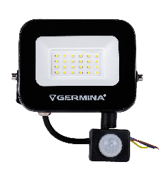 Naświetlacz LED 20W 2000 lm z czujnikiem ruchu | GERMINA