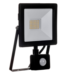 Naświetlacz LED 30W z Czujnikiem Ruchu | Reflektor 3500lm 4000K