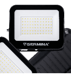 Naświetlacz LED 100W 10000 lm 6400K IP65 | GERMINA
