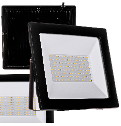 Naświetlacz LED lampa 100W IP65 | Reflektor Zewnętrzny 11500lm Czarny