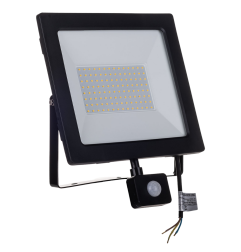 Naświetlacz LED 100W z Czujnikiem Ruchu IP65 | Reflektor 11500lm