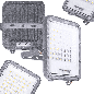 Naświetlacz LED 30W ARES Slim Premium IP65 Germina 5000K 3000lm Szary