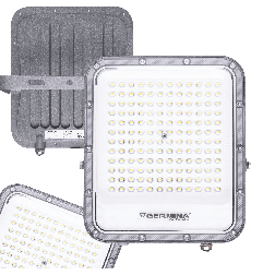 Naświetlacz LED 100W ARES Premium IP65 Germina 5000K 10000lm Szary Reflektor lampa zewnętrzna