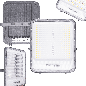 Naświetlacz LED 200W ARES Premium IP65 Germina 5000K 22000lm Szary reflektor lampa zewnętrzna