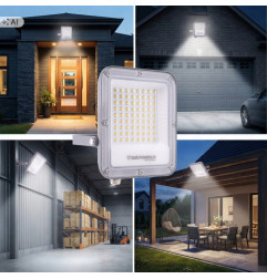Naświetlacz LED 50W ARES IP65 Germina 6000K 5000lm Szary