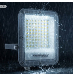 Naświetlacz LED 50W ARES IP65 Germina 6000K 5000lm Szary