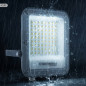 Naświetlacz LED 50W ARES z Czujnikiem Ruchu IP65 Germina 6000K reflektor lampa zewnętrzna