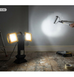 Lampa warsztatowa Germina akumulatorowa 20W naświetlacz + power bank