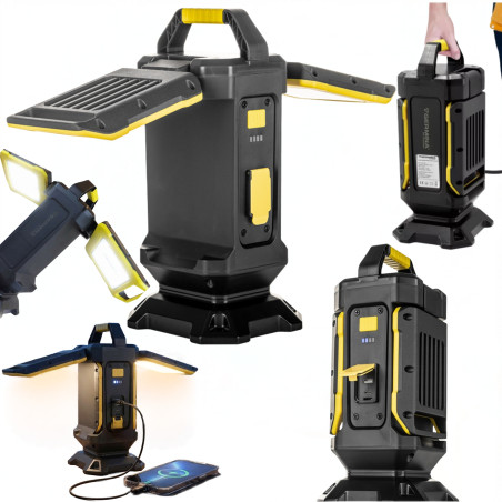 Akumulatorowa lampa LED Herkules 2x10W IP54 Germina