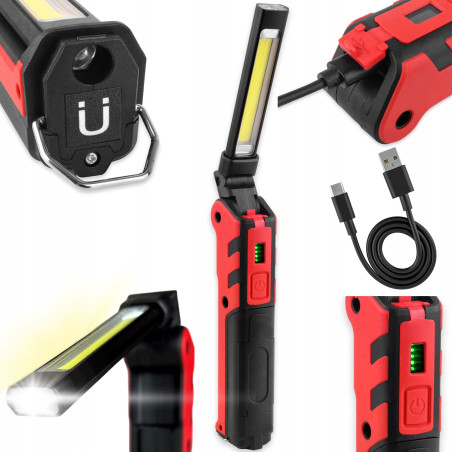 Latarka LED warsztatowa Germina 360lm ACCU powerbank + magnes IP44 1szt.