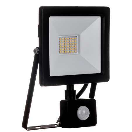 Naświetlacz LED 30W z Czujnikiem Ruchu | Reflektor 3500lm 4000K