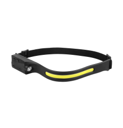 Latarka czołowa LED Germina gumowa do biegania + czujnik ruchu (1szt.)