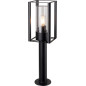 Słupek ogrodowy GERMINA 50 cm E27 IP44 czarny aluminiowy Słupek ogrodowy GERMINA 50 cm E27 IP44 czarny aluminiowy