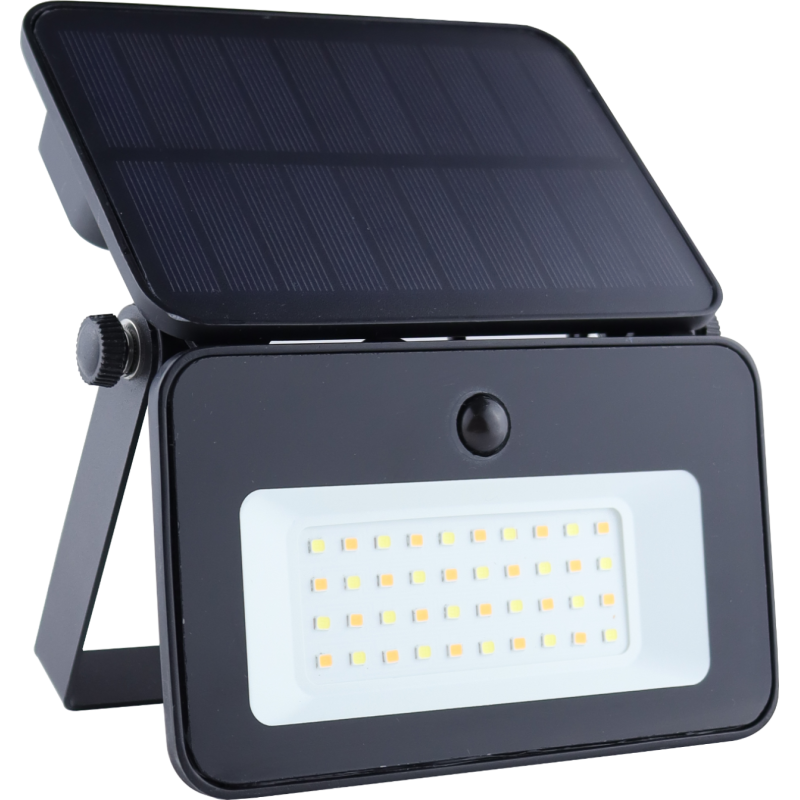 Naświetlacz solarny Germina LED z czujnikiem ruchu 1000lm IP65 6500k 1szt.