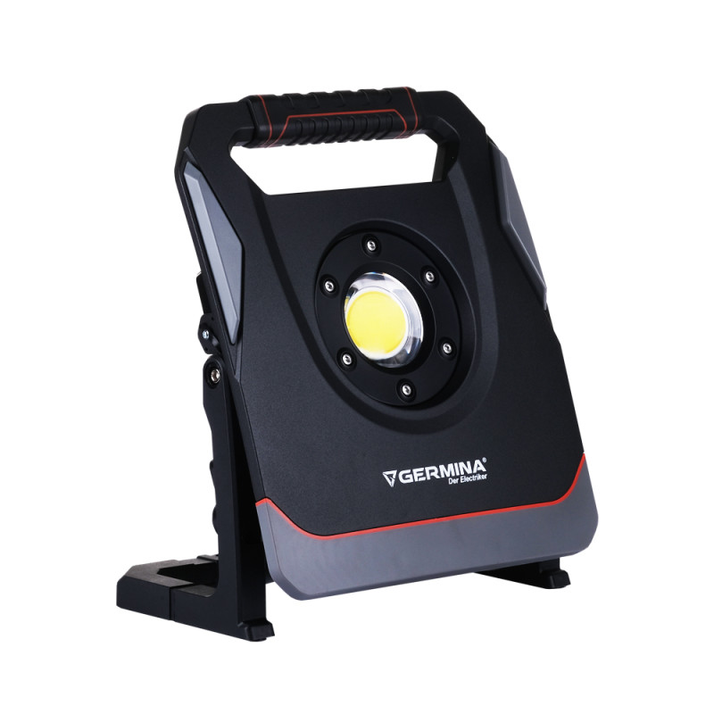 Naświetlacz LED przenośny Germina  z akumulatorem 65W + adaptery 1szt.