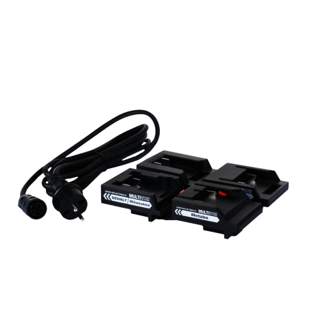 Naświetlacz LED przenośny Germina  z akumulatorem 65W + adaptery 1szt.