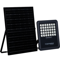 Naświetlacz LED Germina 200W z panelem solarnym IP65 + pilot 1kpl.