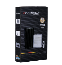 Naświetlacz LED Germina  100W solarny lampa zewnętrzna IP65 + pilot 1kpl.