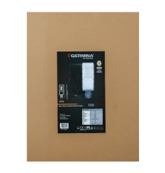 Lampa uliczna Germina 100W solarna latarnia LED z pilotem + słup 1kpl.