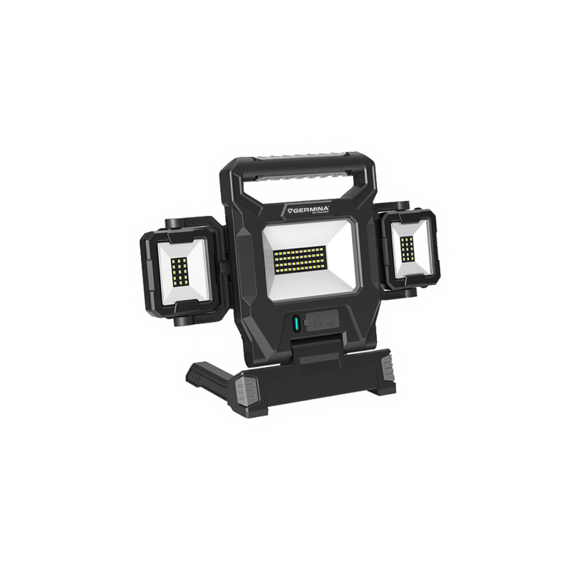 Lampa robocza Germina naświetlacz LED 40W+2x5W  + power bank 1szt.