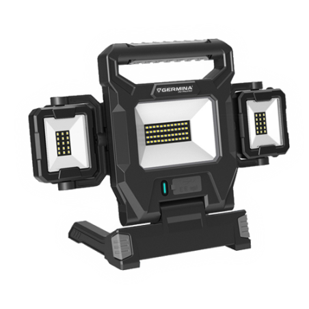 Lampa robocza Germina naświetlacz LED 40W+2x5W  + power bank 1szt.