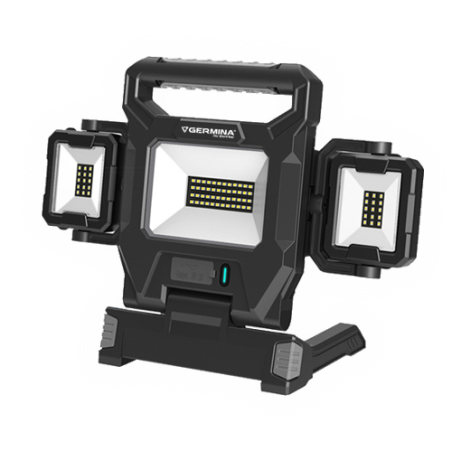Lampa robocza Germina naświetlacz LED 40W+2x5W  + power bank 1szt.
