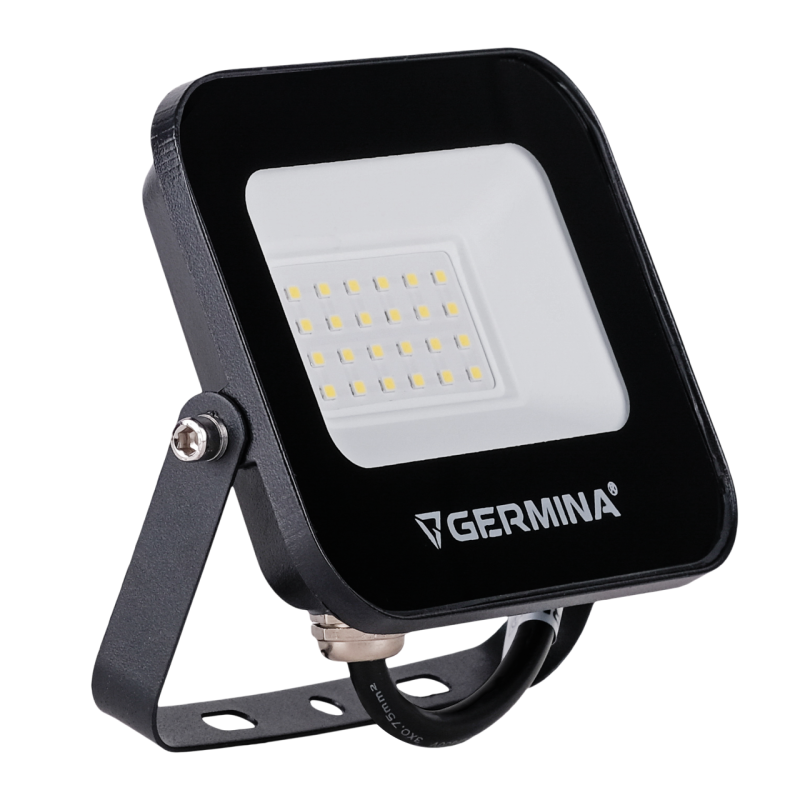Naświetlacz LED GERMINA 20W 2000 lm 6400K IP65 120° Aluminiowy Naświetlacz LED GERMINA 20W 2000 lm 6400K IP65 120° Aluminiowy