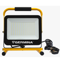 Naświetlacz LED Germina 50W na niskim statywie lampa robocza IP65 1szt.
