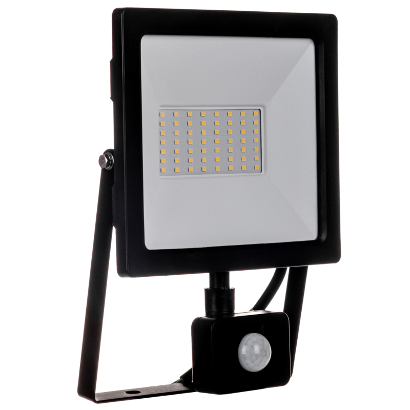 Naświetlacz LED Germina 50W z czujnikiem ruchu lampa zewnętrzna IP65 1szt.