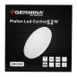 Plafon LED Germina 52W z czarną nakładką wymienną w zestawie 1kpl.