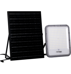 Naświetlacz LED Germina 200W z panelem solarnym IP65 + pilot 1szt.