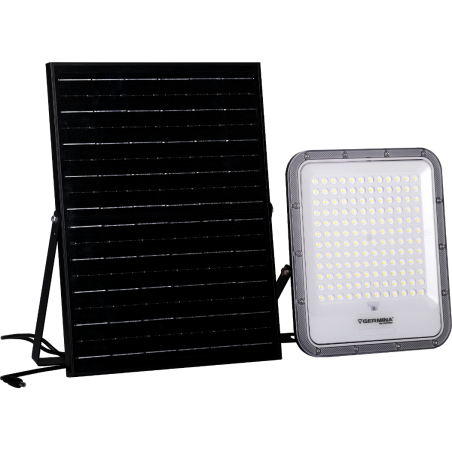 Naświetlacz LED Germina 200W z panelem solarnym IP65 + pilot 1szt.