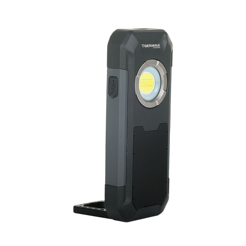 Latarka warsztatowa GERMINA z bluetooth 5W 550lm + głośnik 1szt.