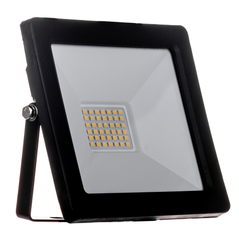 Naświetlacz LED 30W IP65 Czarny 4000K 3500lm lampa zewnętrzna | Reflektor Zewnętrzny