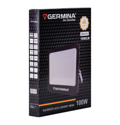 Naświetlacz LED Germina 100W lampa zewnętrzna IP65 1szt.