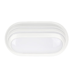 Oprawa piwniczna Germina owalna 24W biała plafon 1szt.